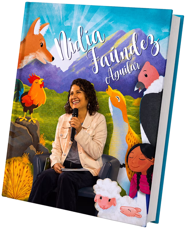 Visita de la escritora Nidia Faúndez