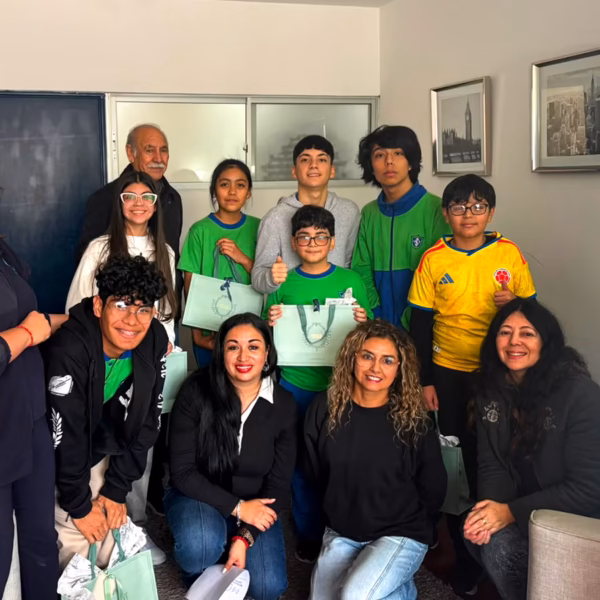 Alumnos ganadores de las olimpiadas comunales de matemáticas 2026.