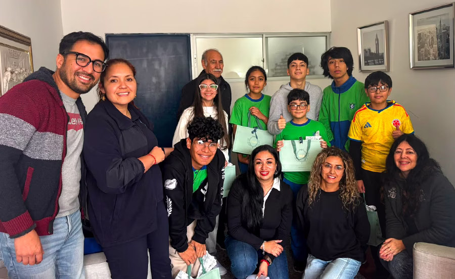 Alumnos ganadores de las olimpiadas comunales de matemáticas 2026.