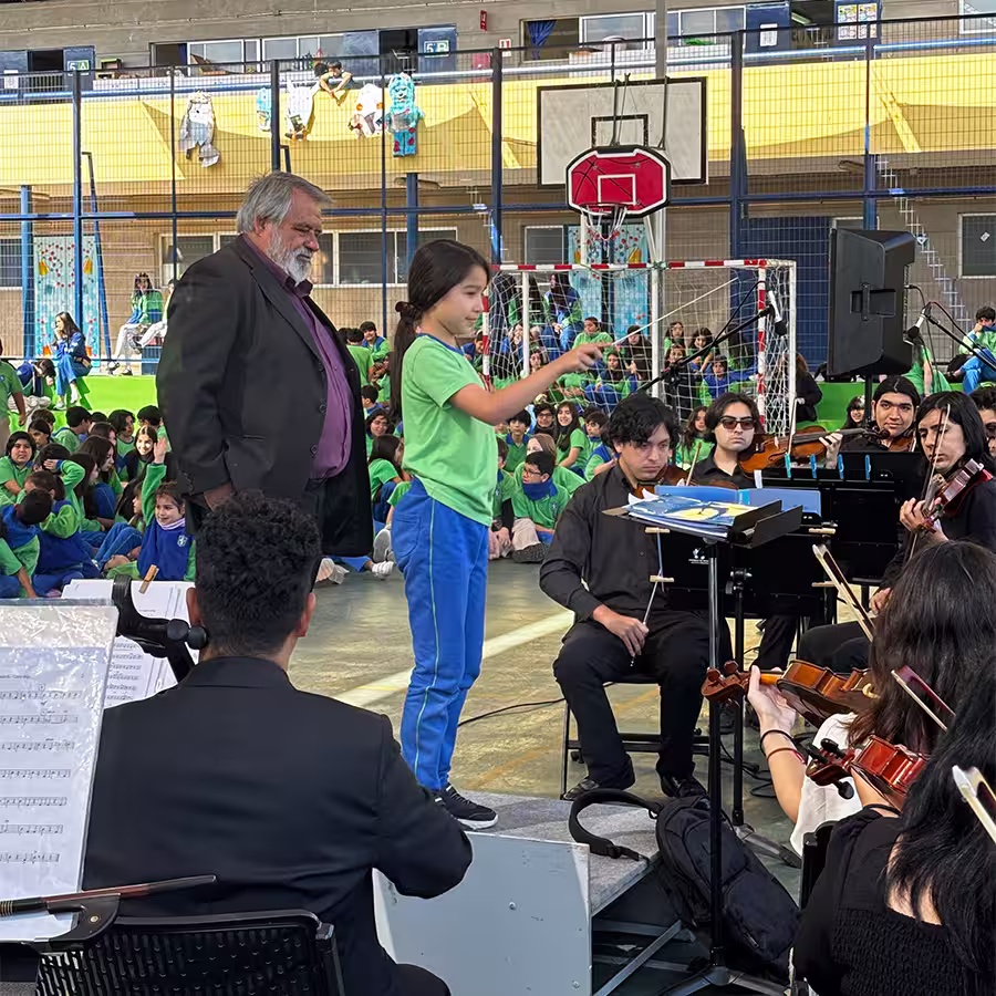 Concierto educativo de la Orquesta Sinfónica de la Carrera de Música de la Universidad de Antofagasta.