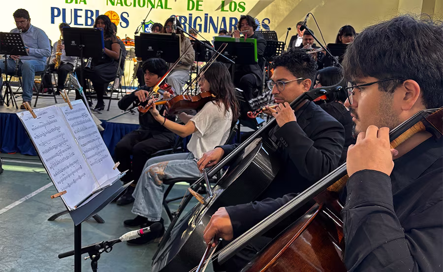 Concierto educativo de la Orquesta Sinfónica de la Carrera de Música de la Universidad de Antofagasta.