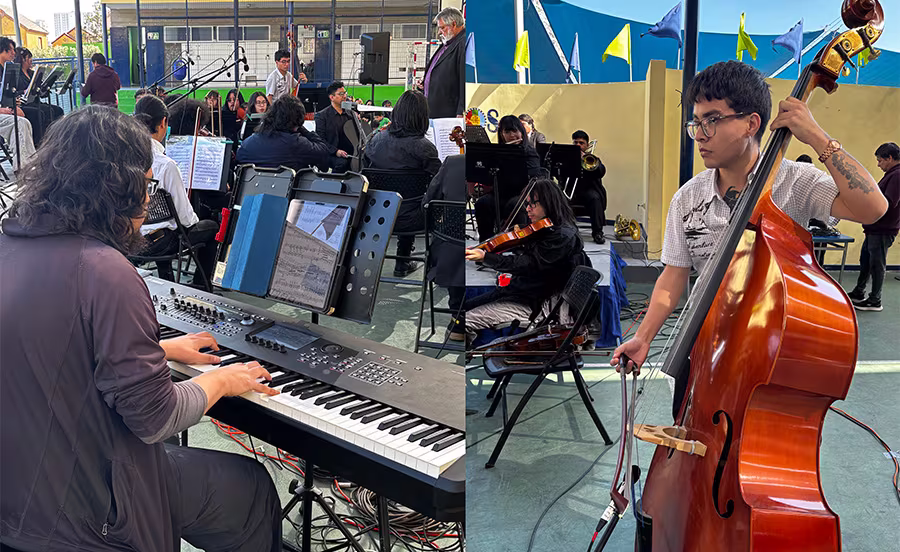 Concierto educativo de la Orquesta Sinfónica de la Carrera de Música de la Universidad de Antofagasta.
