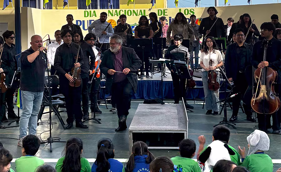Concierto educativo de la Orquesta Sinfónica de la Carrera de Música de la Universidad de Antofagasta.