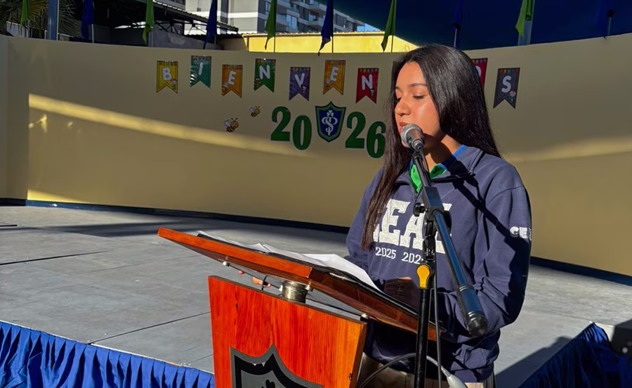 Primer día de clases en el Colegio San Patricio.
