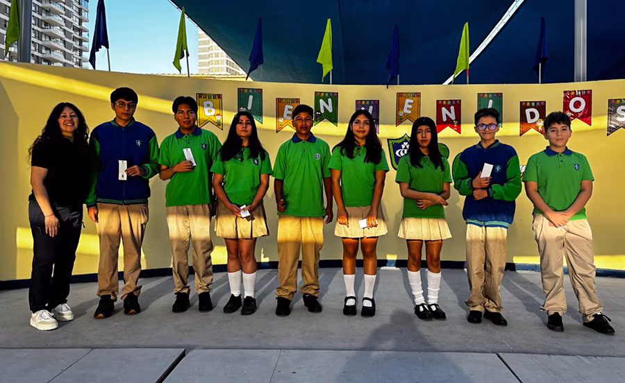 Primer día de clases en el Colegio San Patricio.