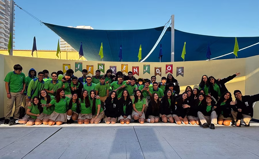 Primer día de clases en el Colegio San Patricio.