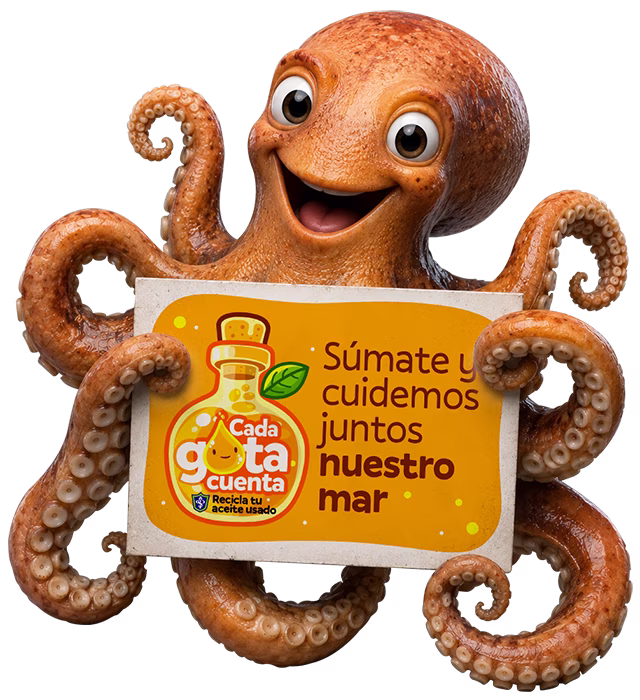 Pulpo Cada Gota Cuenta.